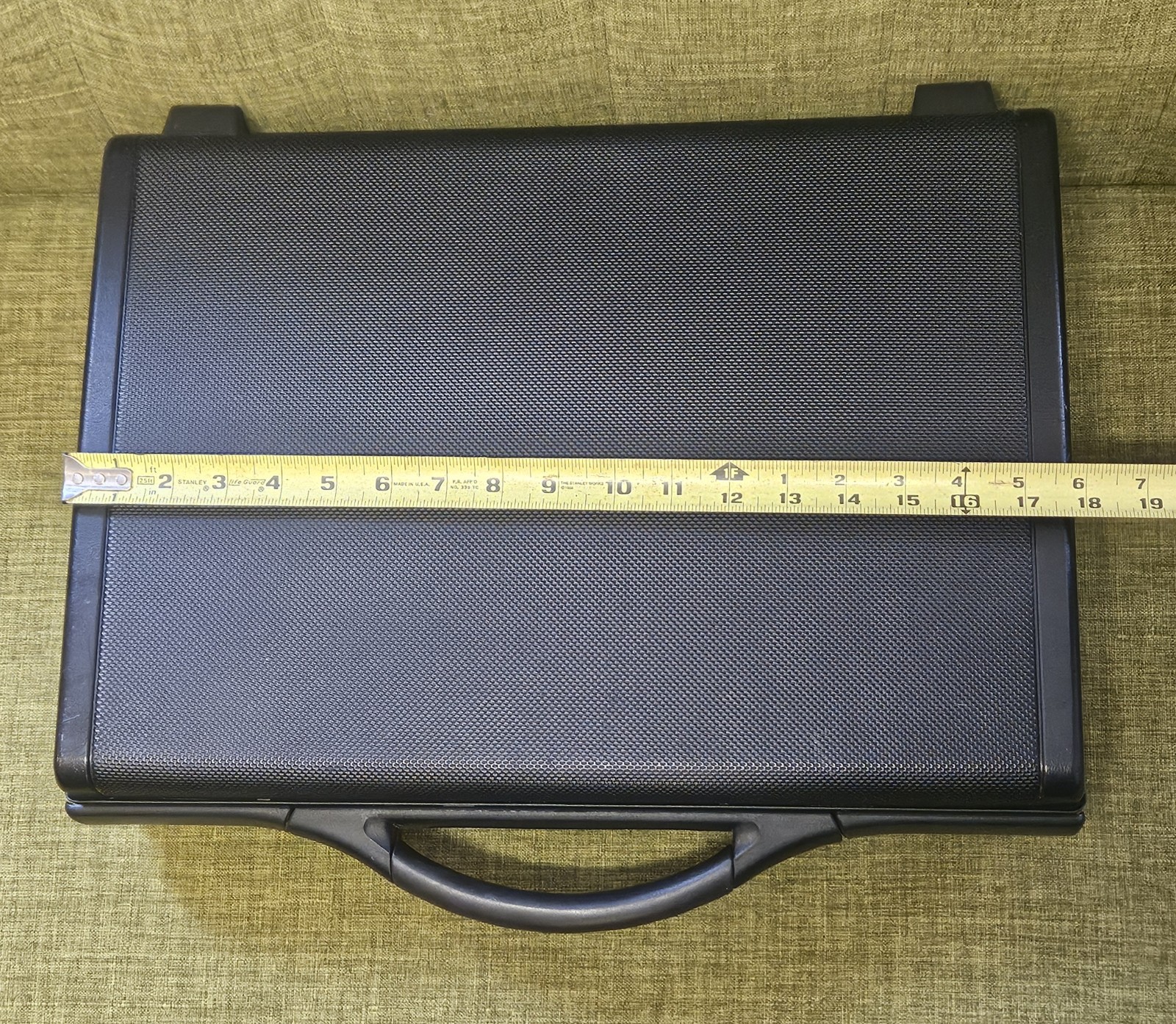 Vintage Samsonite Focus Hard Shell Briefcase Black USA Made 1989 VGC!