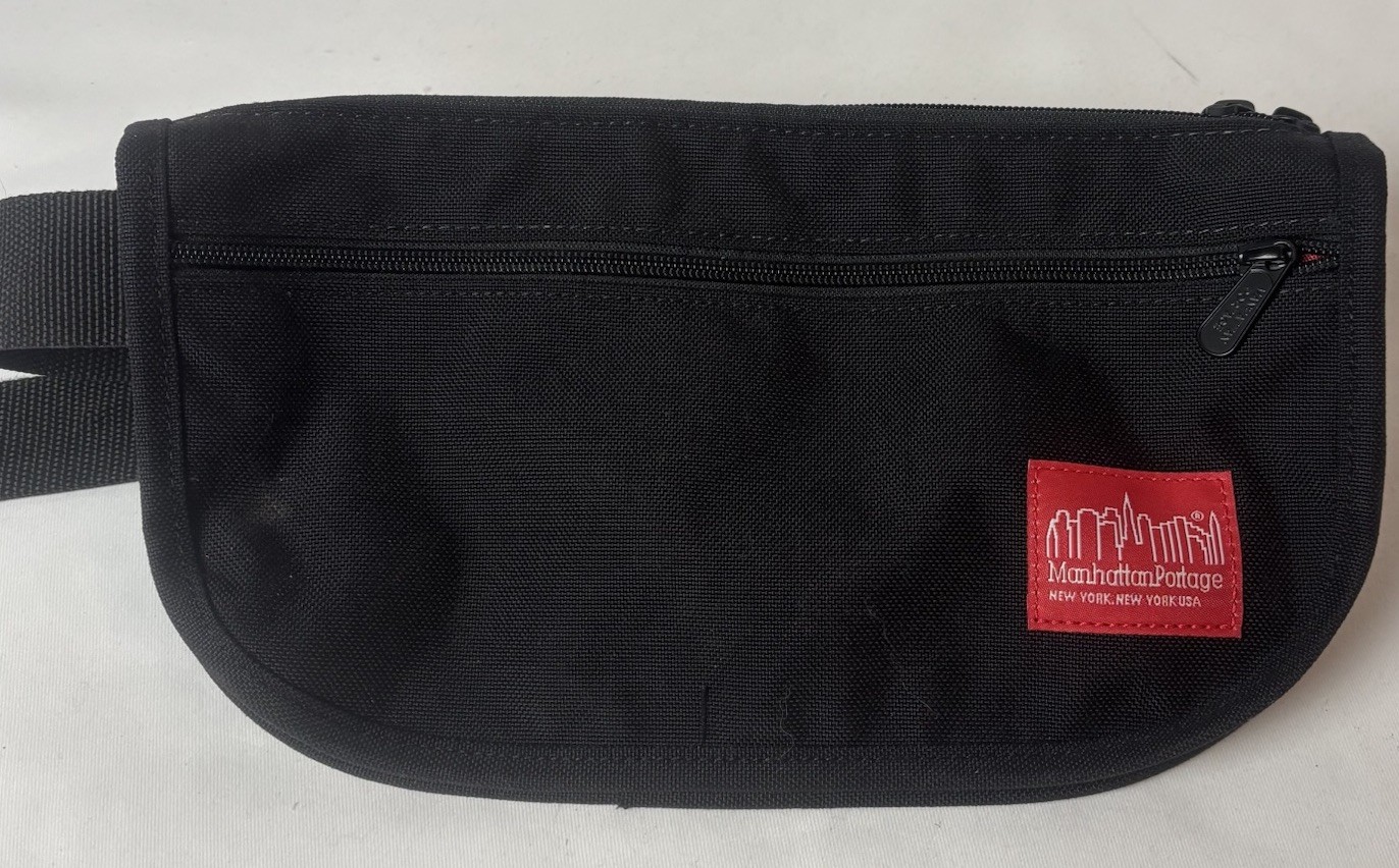NWT Manhattan Portage Leadout Waist Bag Fanny Pack Belt Bag Black