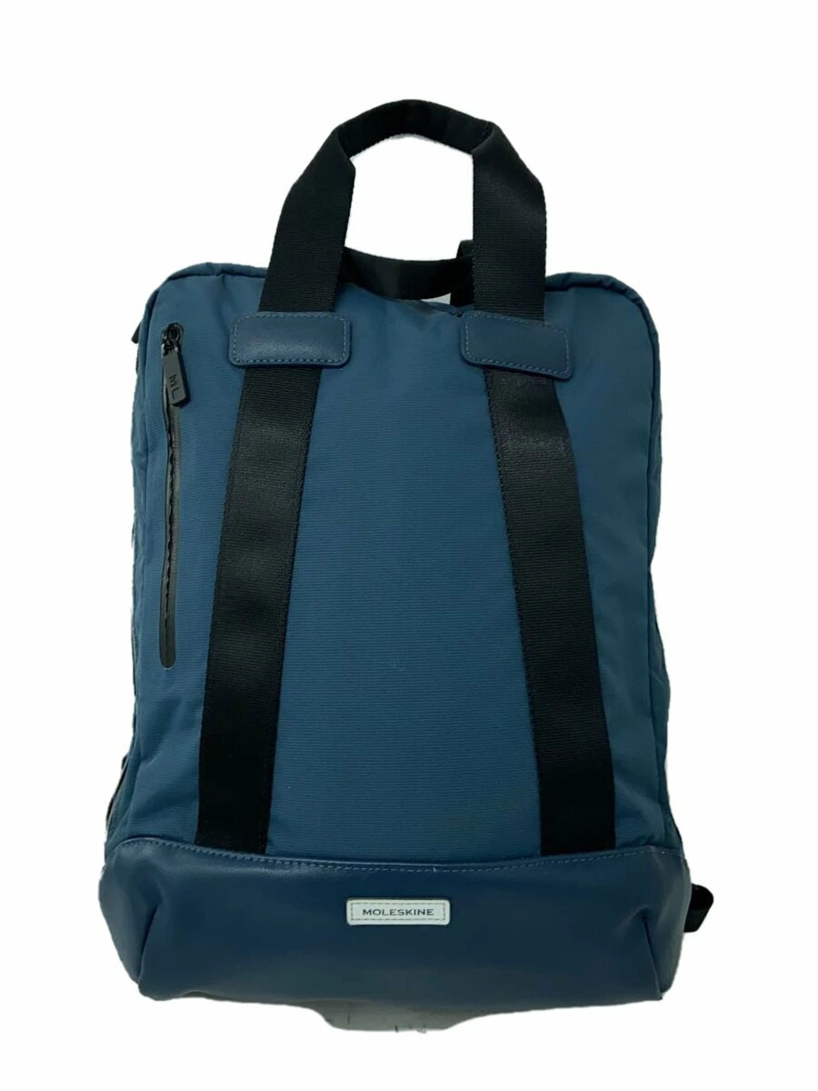 Import duty included for US buyers MOLESKIN Blue Nylon Business Backpack Rucksa
