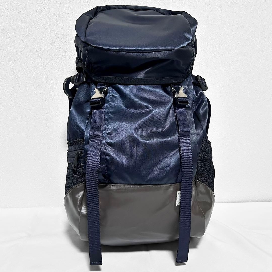 PORTER x SAC’S BAR Collab Backpack Made in Japan Navy Nylon Satin Condition EX
