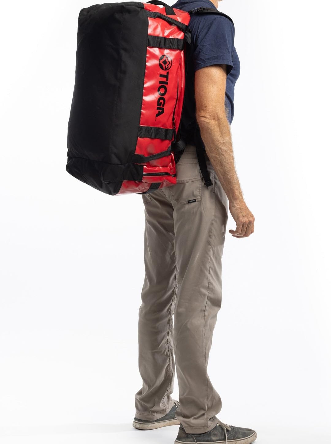 Venture Outdoor Duffel Bag with Backpack Straps, Weather Resistant, Rugged Co…