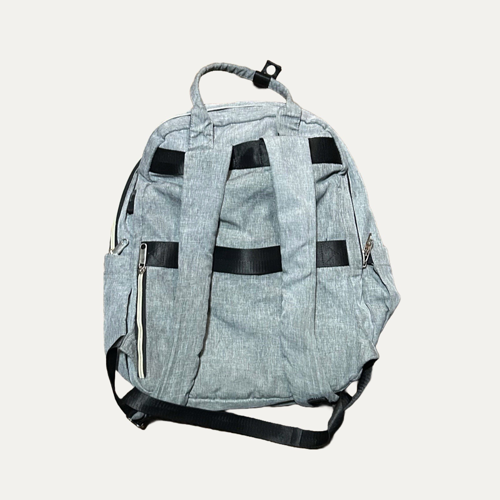 KUOSDAZ Gray Backpack, Zip issues, Adjustable Straps, 15 Pockets, charging port