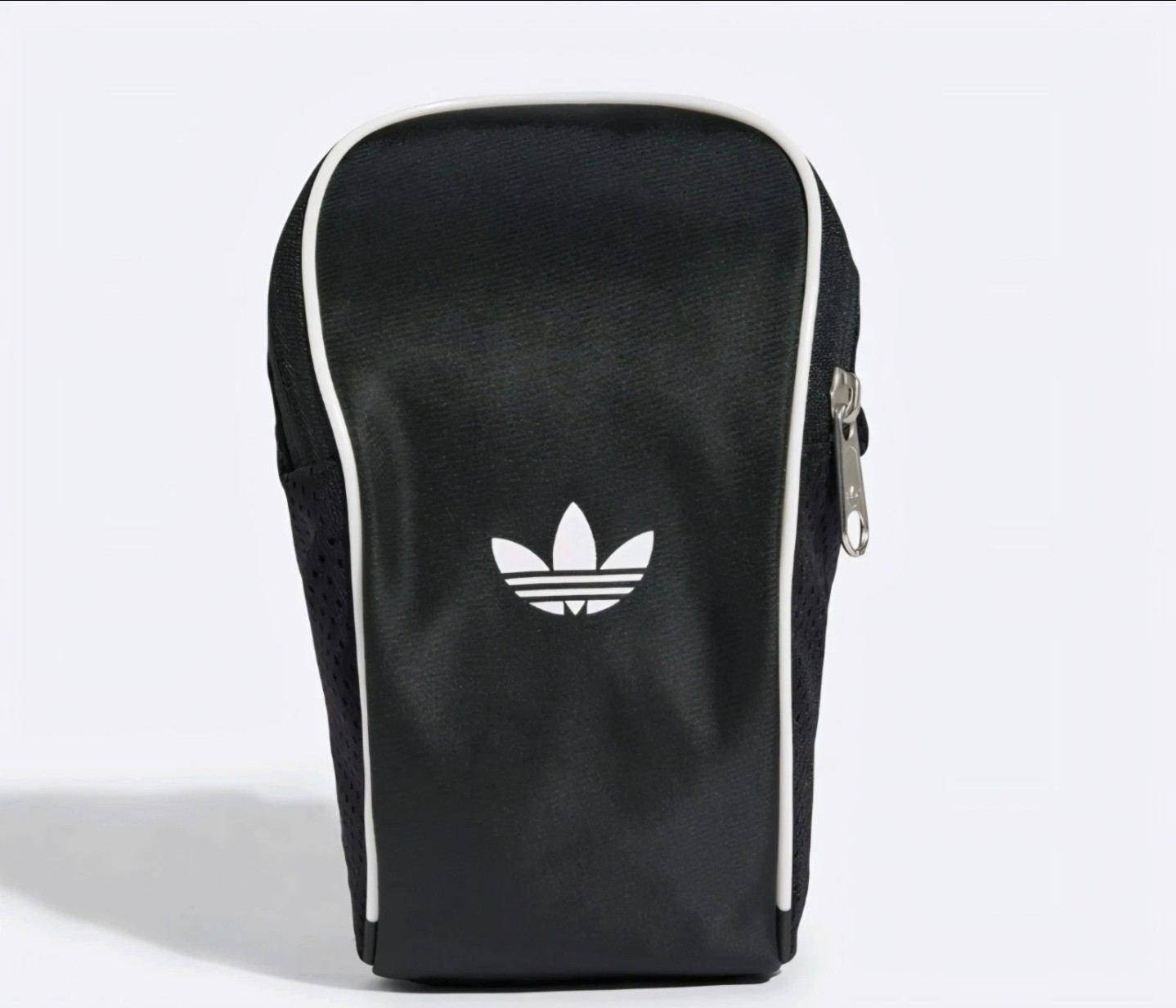 Adidas Adicolor Small Black Sling Bag Unisex Crossbody Adjustable Strap Zipper