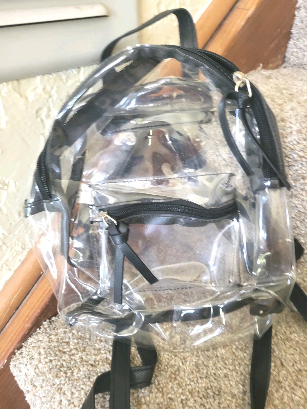 Clear Stadium Approved Backpack Small Transparent Bag for Any Events