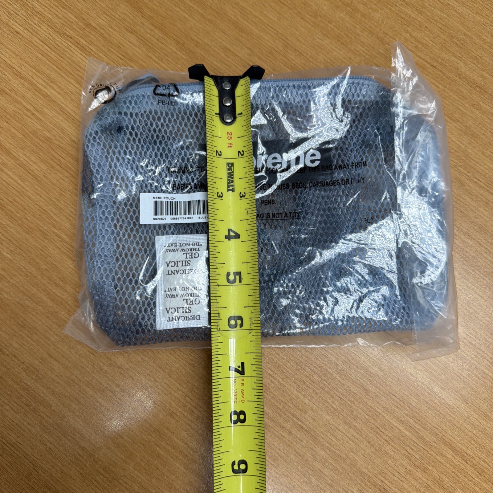 Supreme Mesh Pouch Blue Camo Spring/Summer 2020 Brand New.
