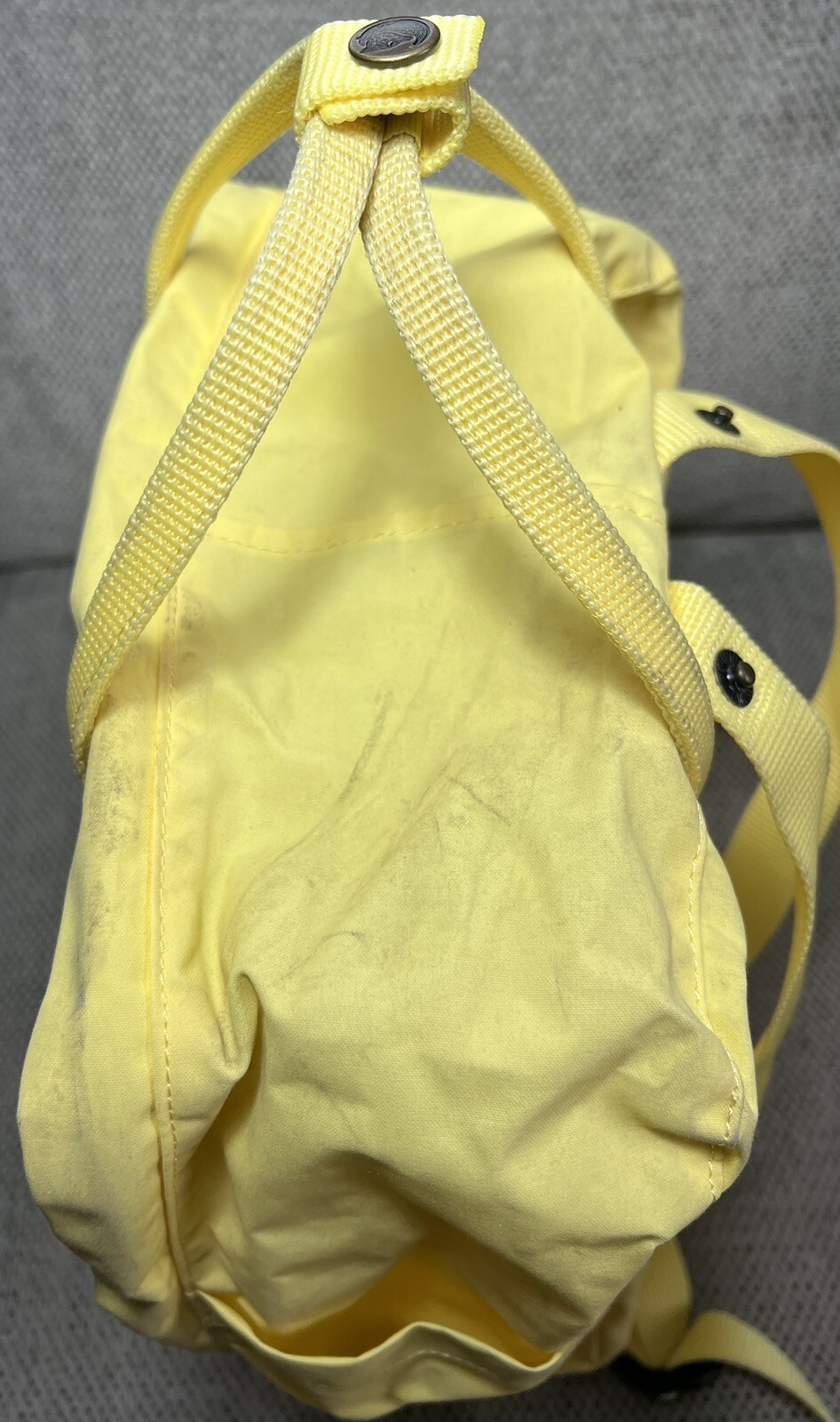 Fjallraven Kanken Backpack Spring Summer Yellow Waxed Canvas Day Book Travel