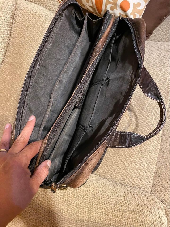 Samsonite Portfolio Briefcase/Laptop Bag inches w strap VINTAGE