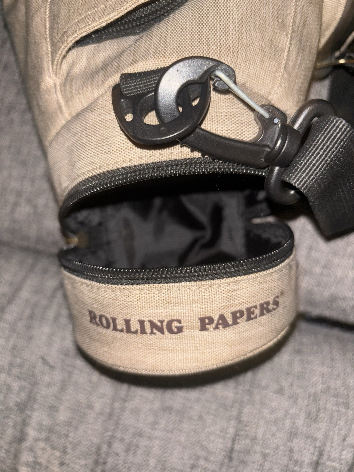 Raw Rolling Papers Cone Shaped Duffle Bag Shoulder Strap Authentic W/ RAW Poster