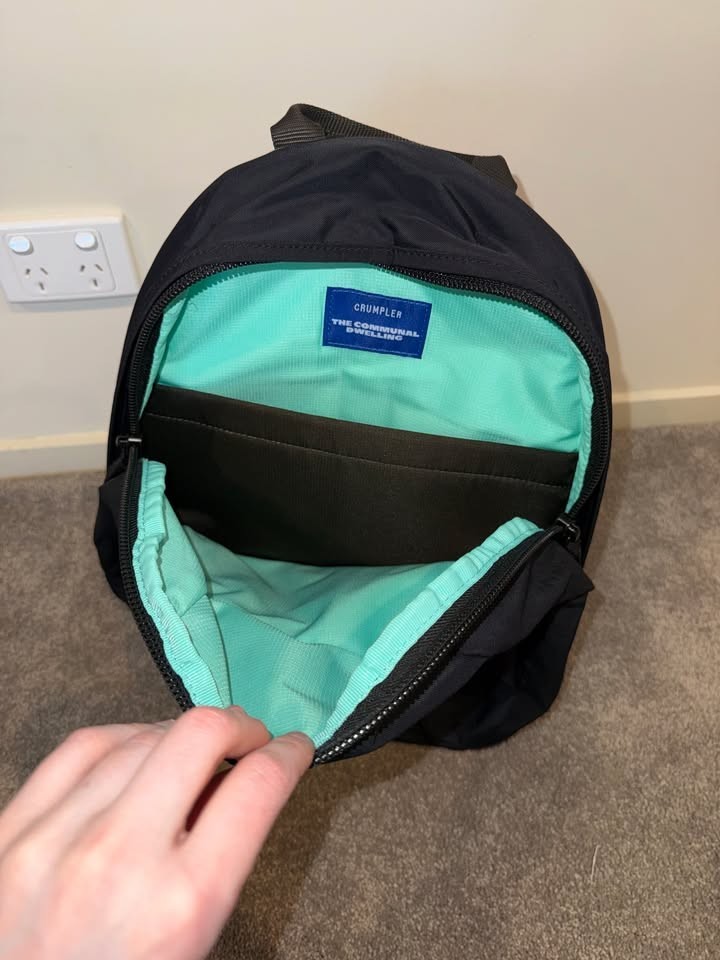 Crumpler Fog Backpack Black 3 Pocket