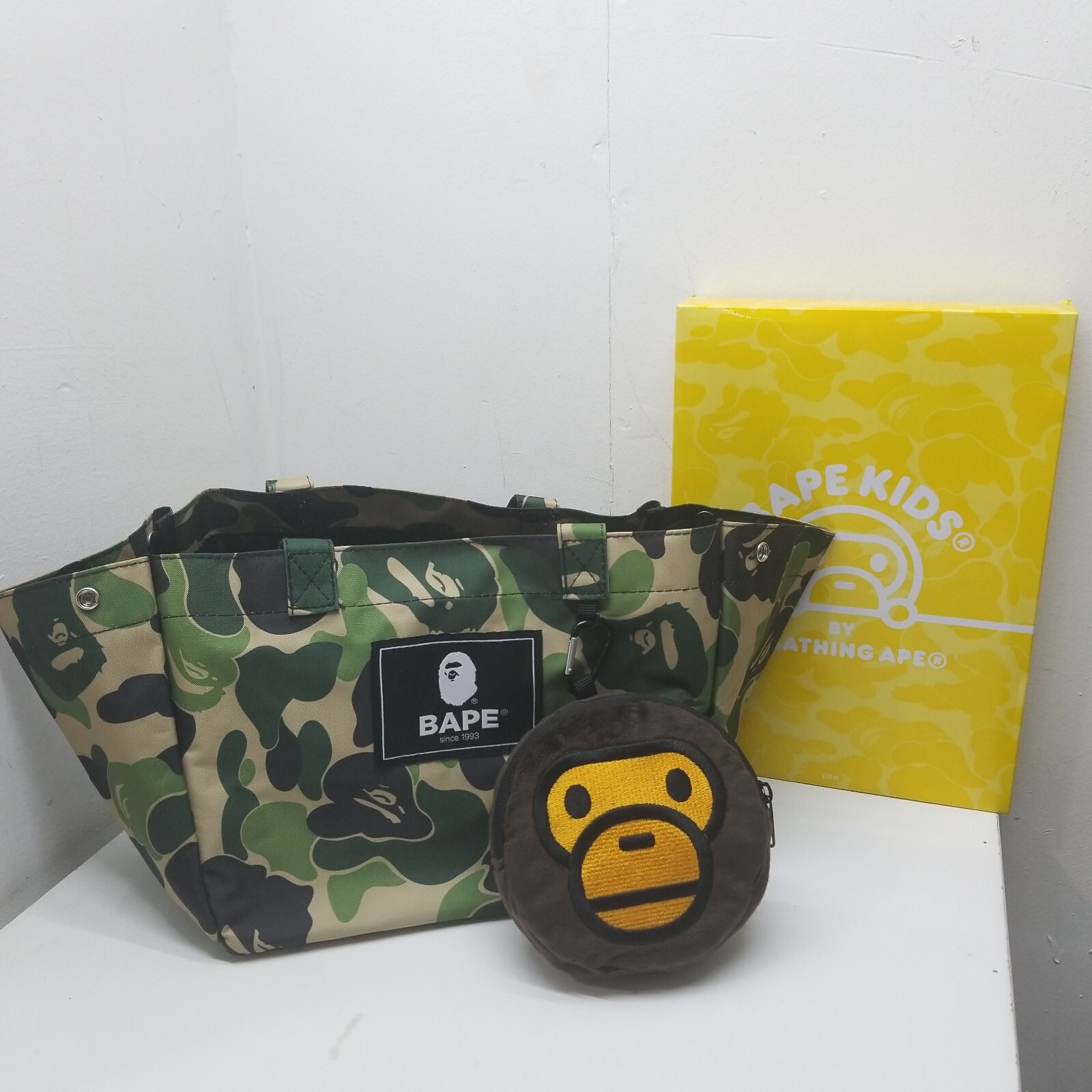 Takarajima x Bape Kids Spring Summer 2021 Camo Tote Eco Bag in ORIGINAL BOX