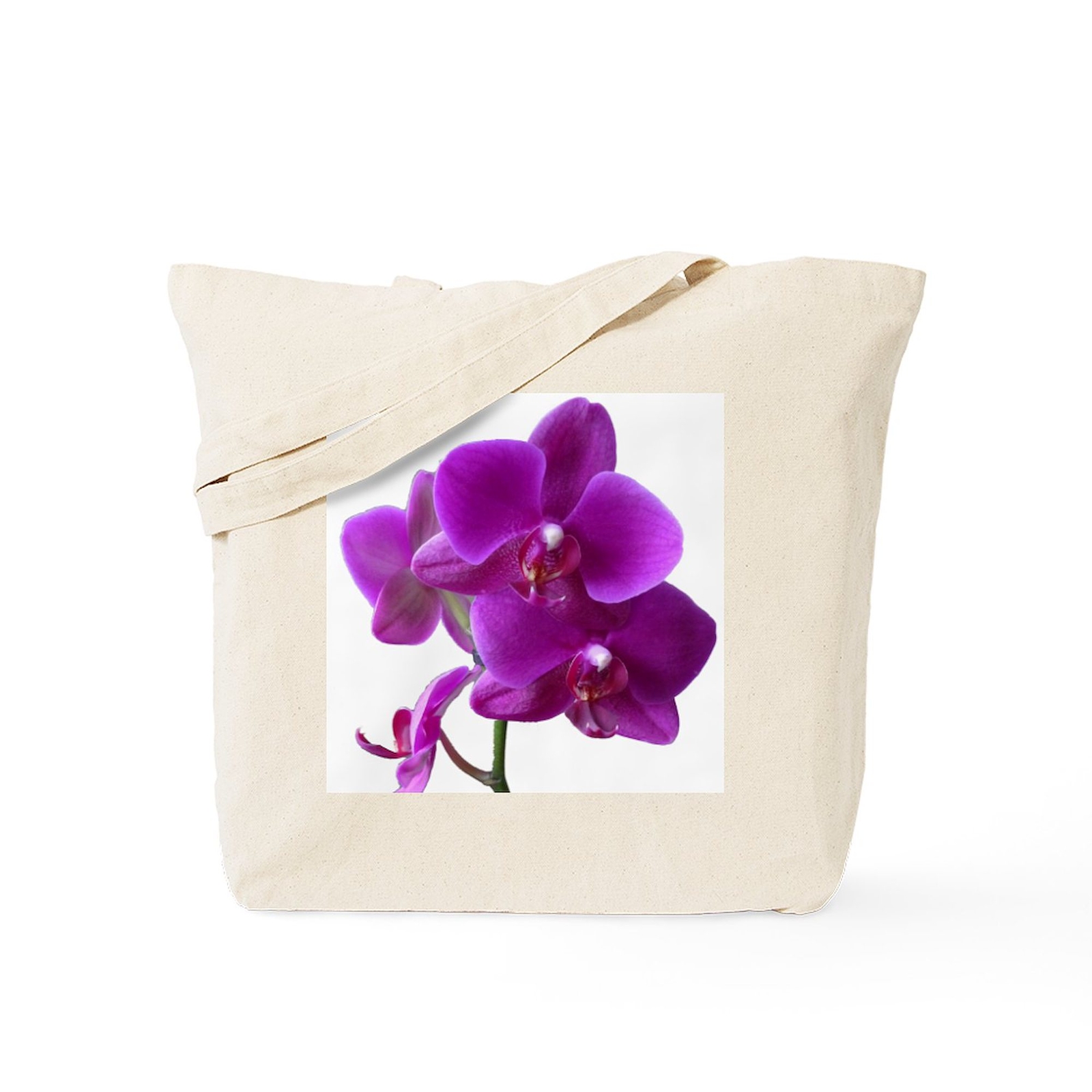 CafePress Striking Purple Orchid Flower Tote Bag (671495010)