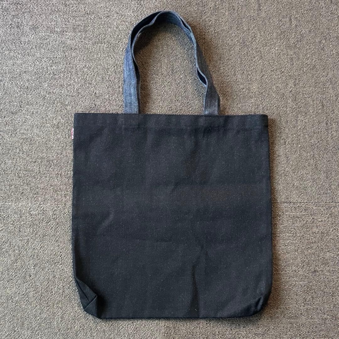 KOJIMA GENES Denim Tote Bag 41cm x 40cm Men’s Fashion