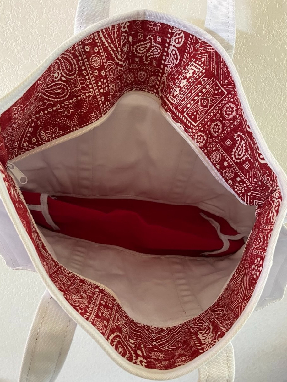NEW Reyn Spooner Utililty Cotton Canvas Tote Bag Beach Bag