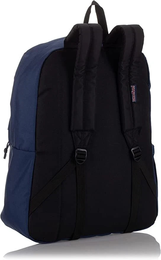 JanSport Superbreak Plus Backpack in Black for Work and Travel with Water Pocket