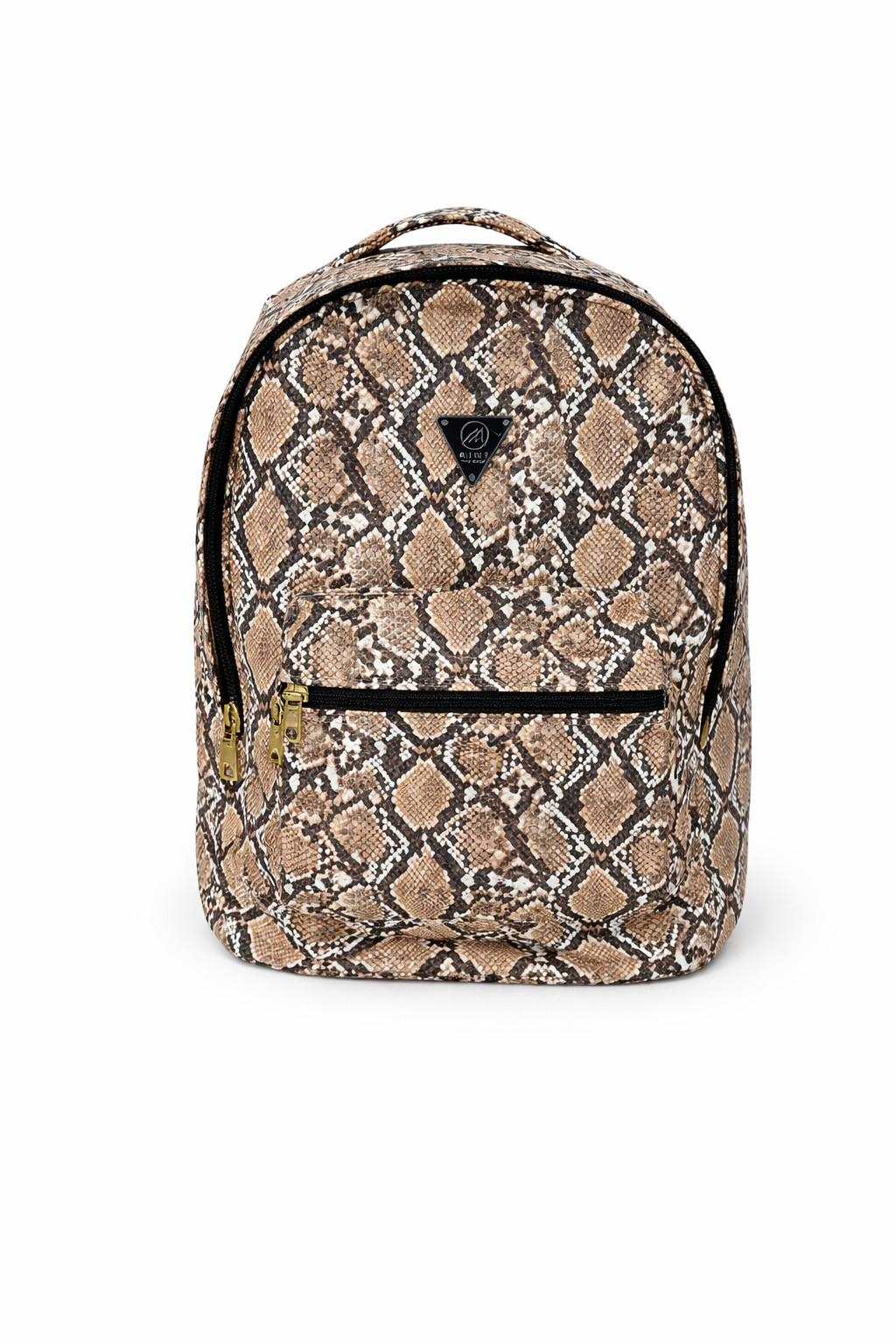 Mint Brand Cobra Leather Backpack – Tan premium snakeskin Design