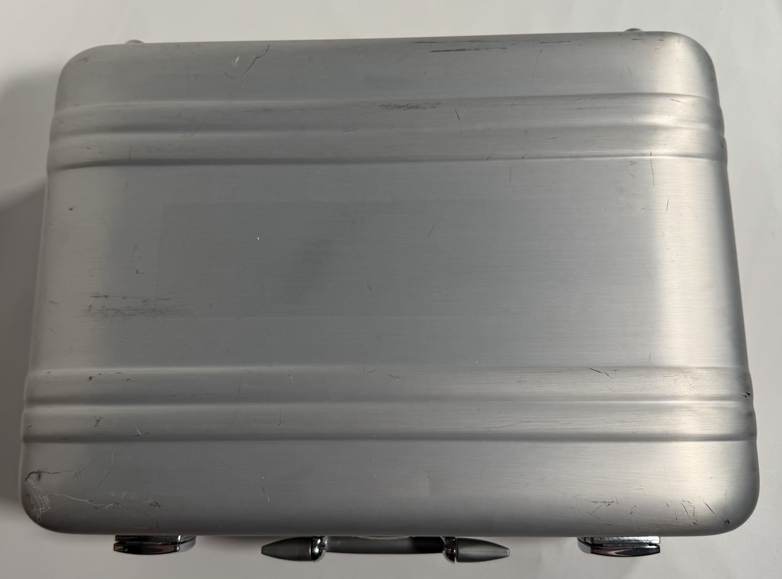 Vintage Zero Halliburton Centurion Elite Combination Aluminum Briefcase 18x13x6