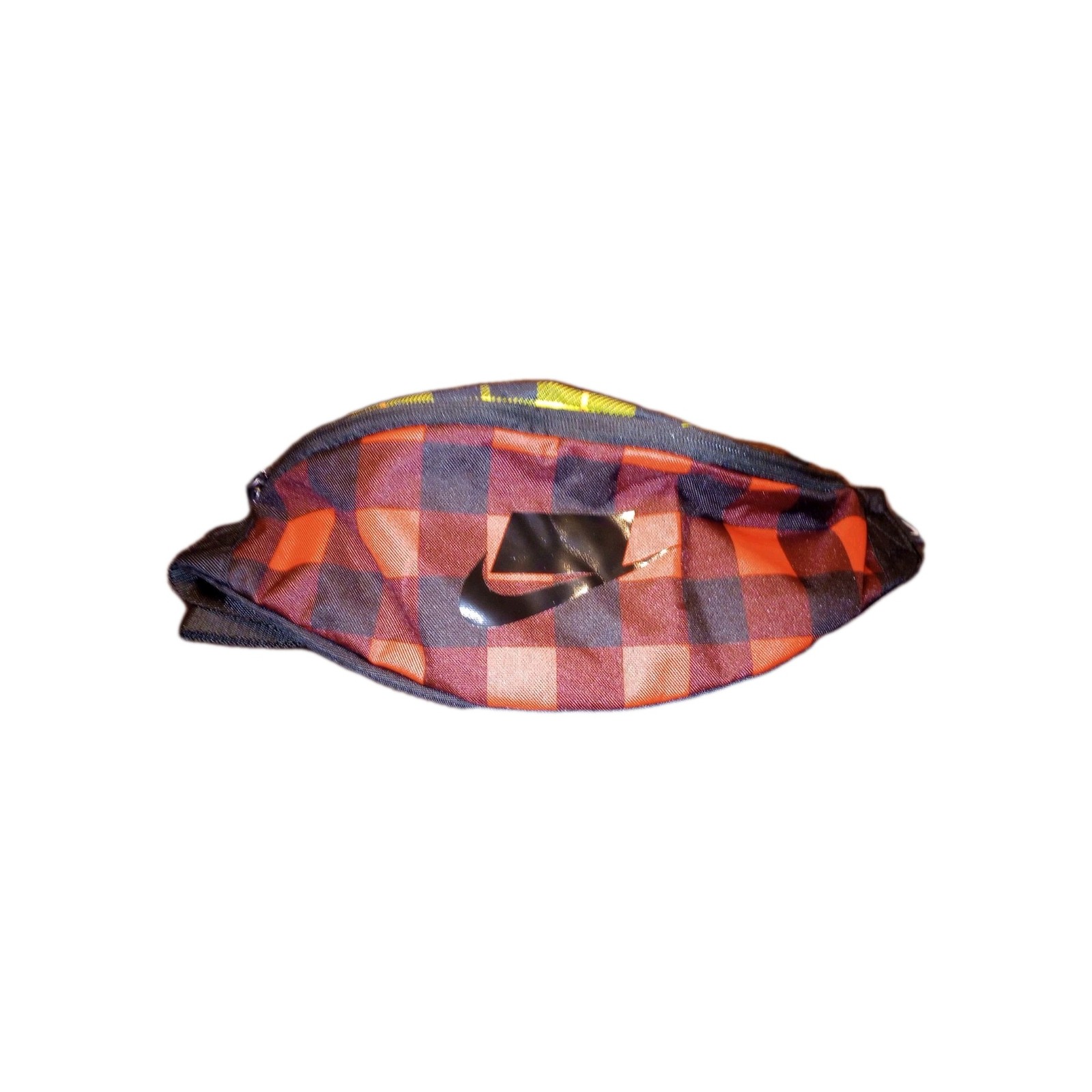 Nike Heritage WaistPack Plaid Black Red Yellow