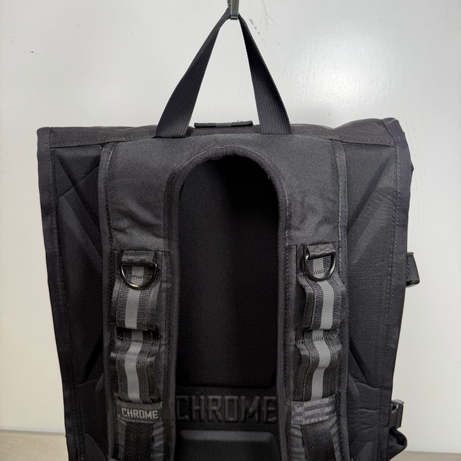 Chrome Industries Barrage Cargo 22L Waterproof Roll-Top Satchel Backpack Black