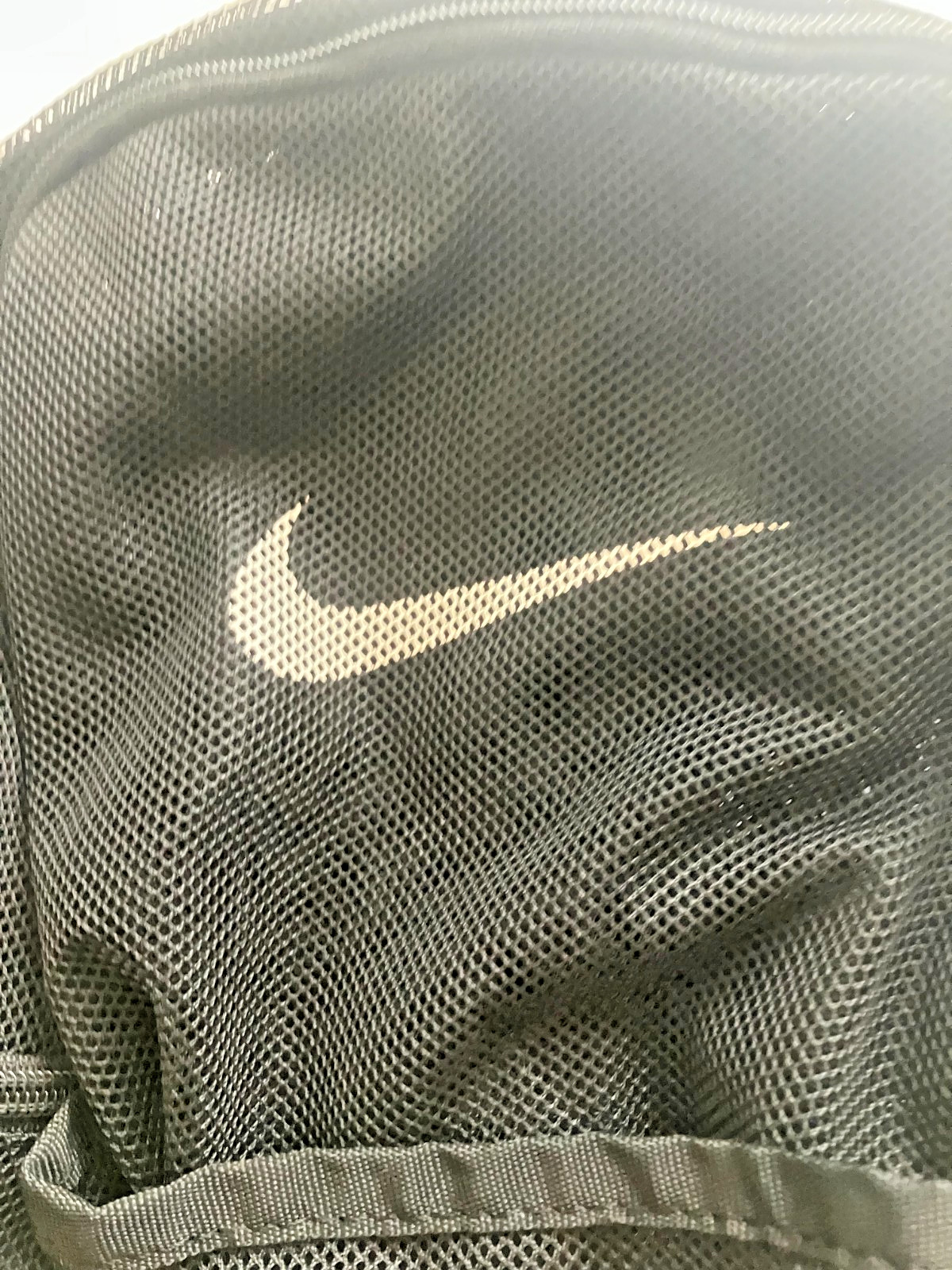 Nike Brasilia Mesh Backpack One Size Black New BA6050-010 Preowned