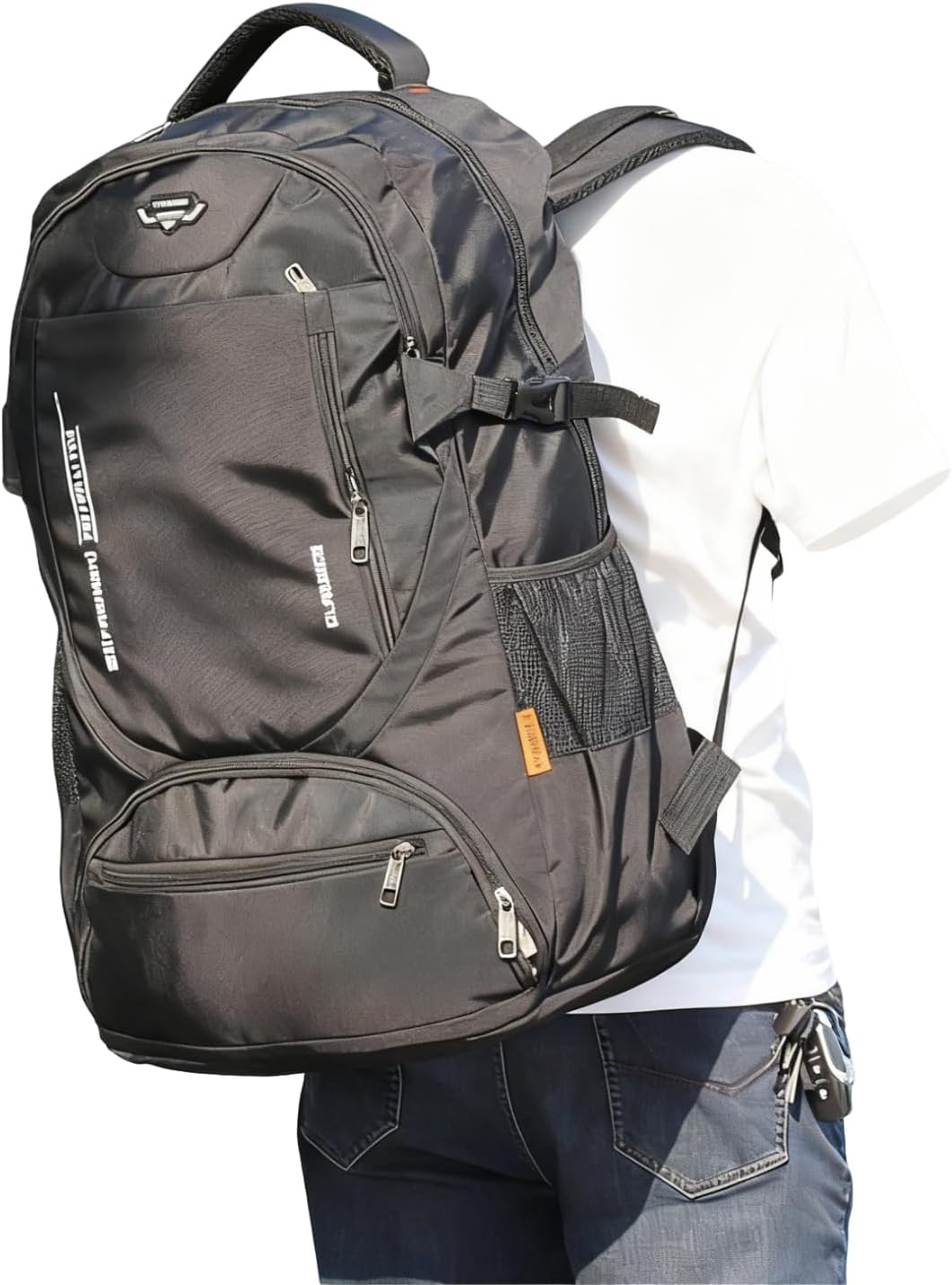 80L Large Travel Backpack for Men & Women, Lightweight Water-Resistant Hiking Ba