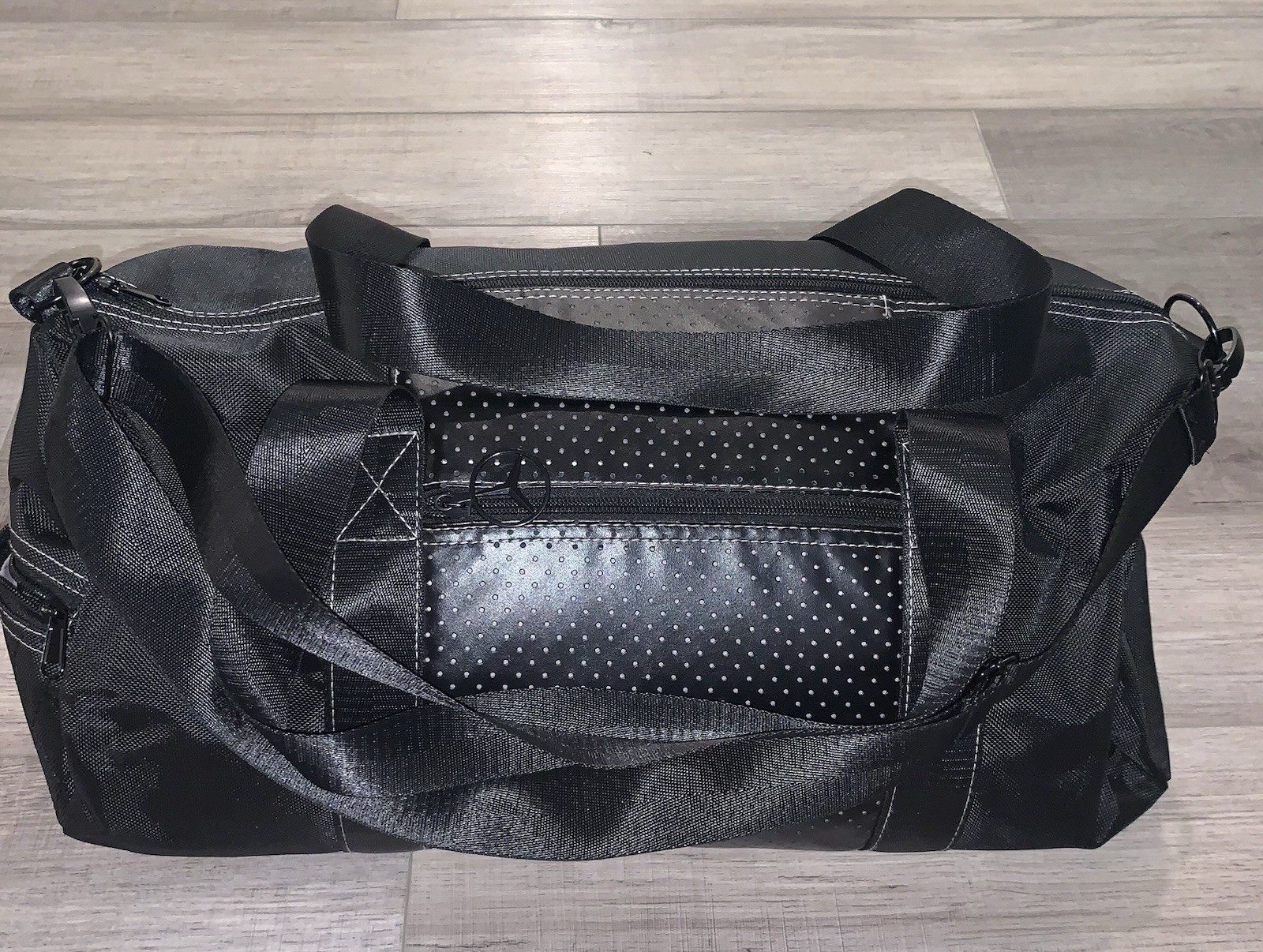 Mercedes Benz Black Logo Weekender Duffle Gym Bag HANG TAG RARE