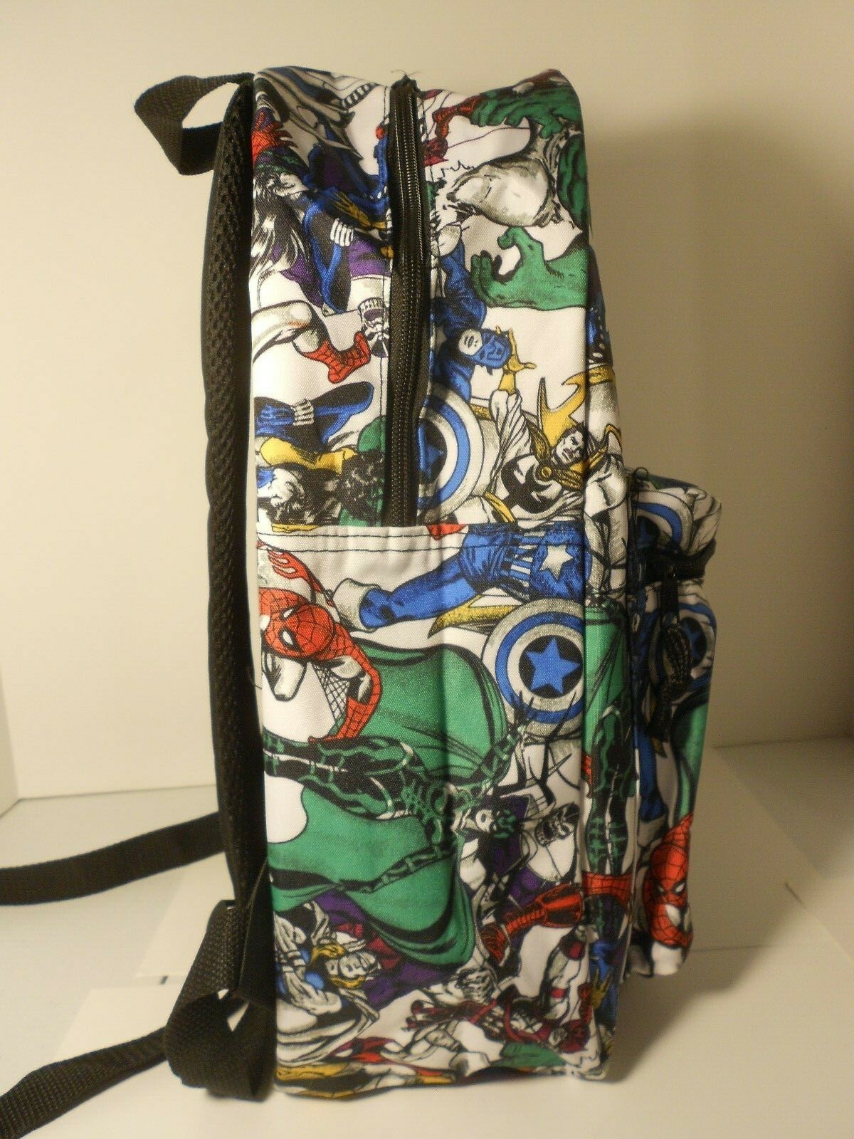 Marvel AVENGERS BACKPACK Iron Man, Hulk, Spider-Man, Thanos, Thor, Dr. Strange