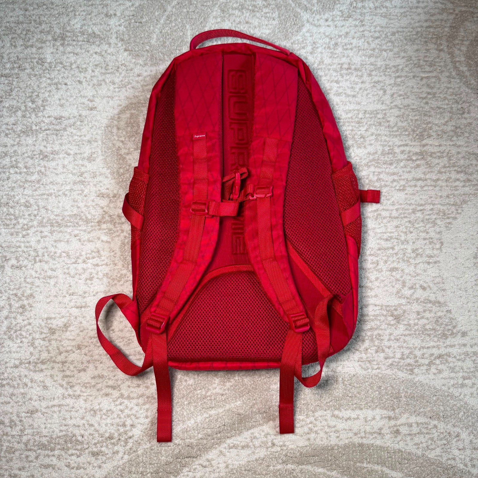 Supreme 3D Logo Backpack Red FW23 Authentic New With Tags