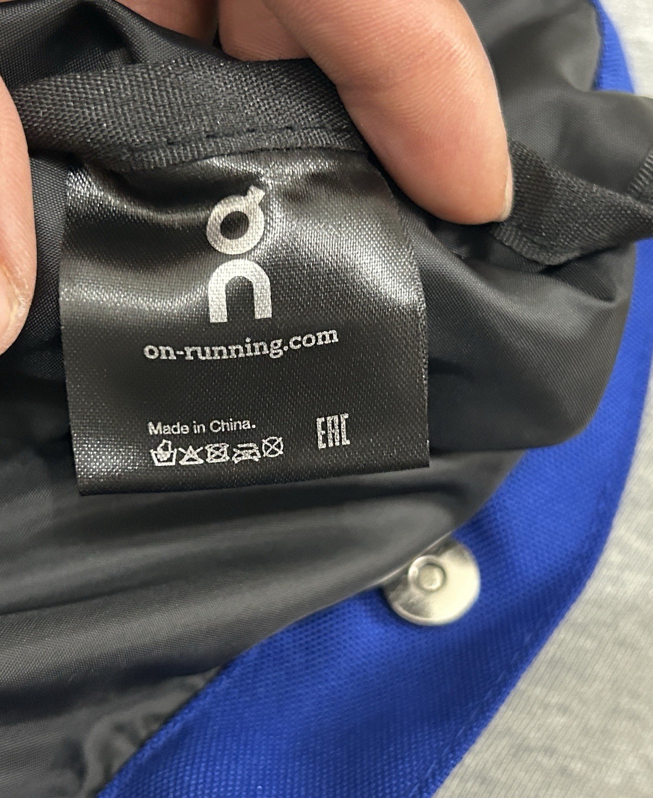 On Cloud Ambassador Backpack Tote Running Bag Unisex Blue Pack Bag Reflective