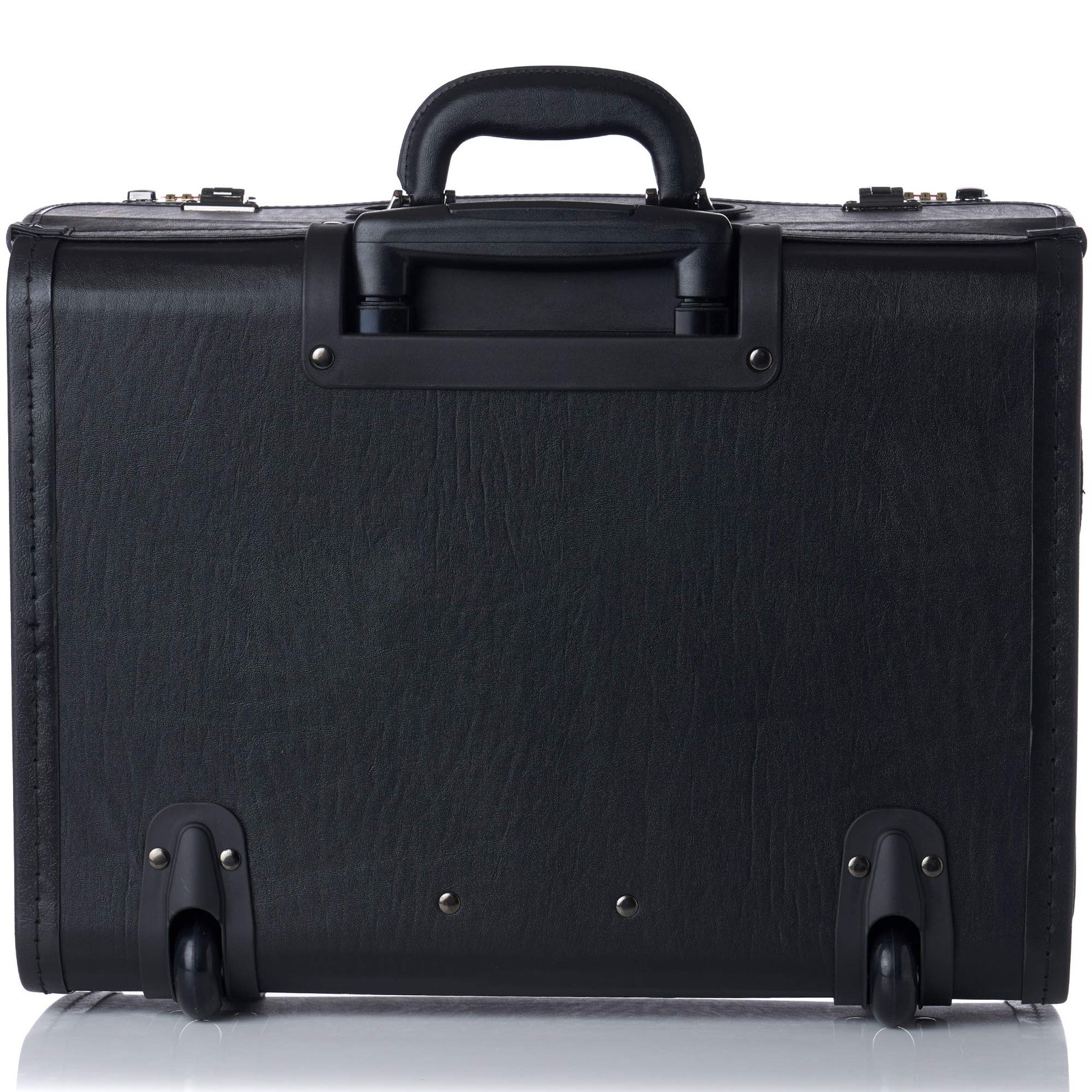 17″ Rolling Laptop Briefcase on Wheels Legal Size Attache Case