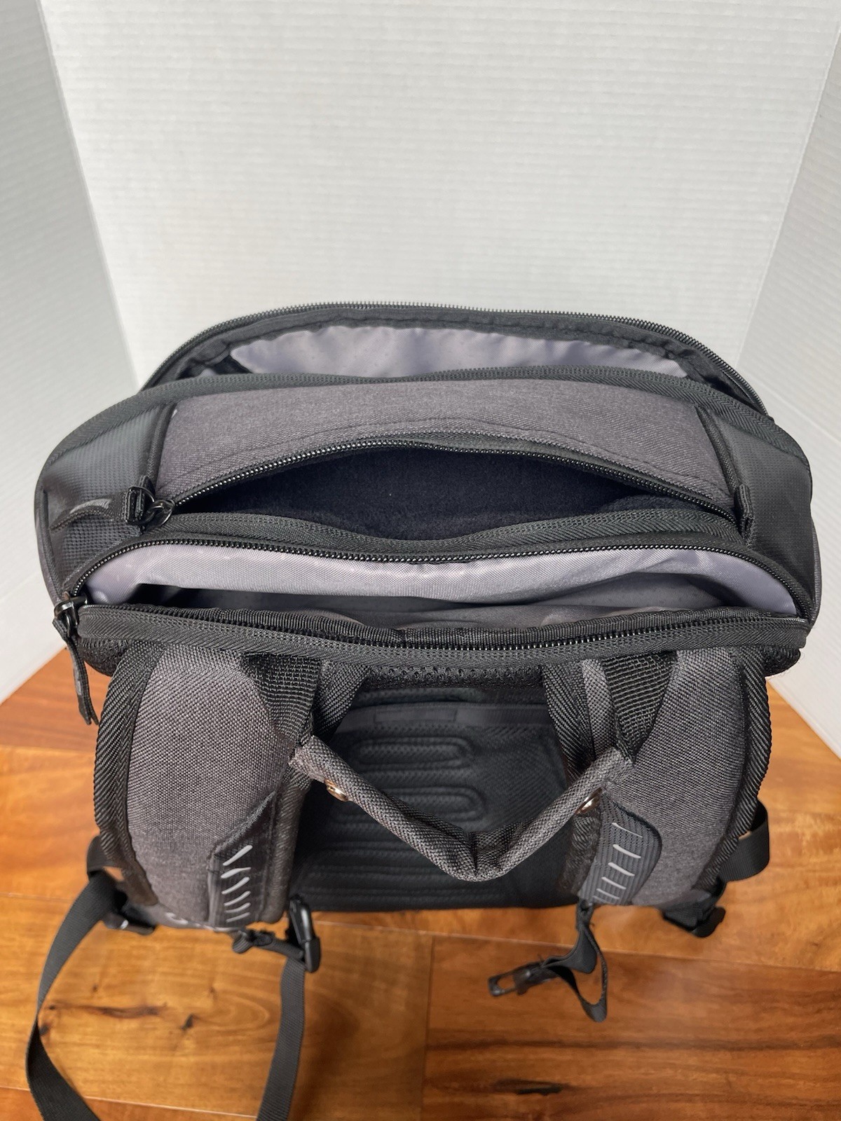 OGIO Hatch Black Backpack Work School Bag Multi Pocket Adjustable, Branded