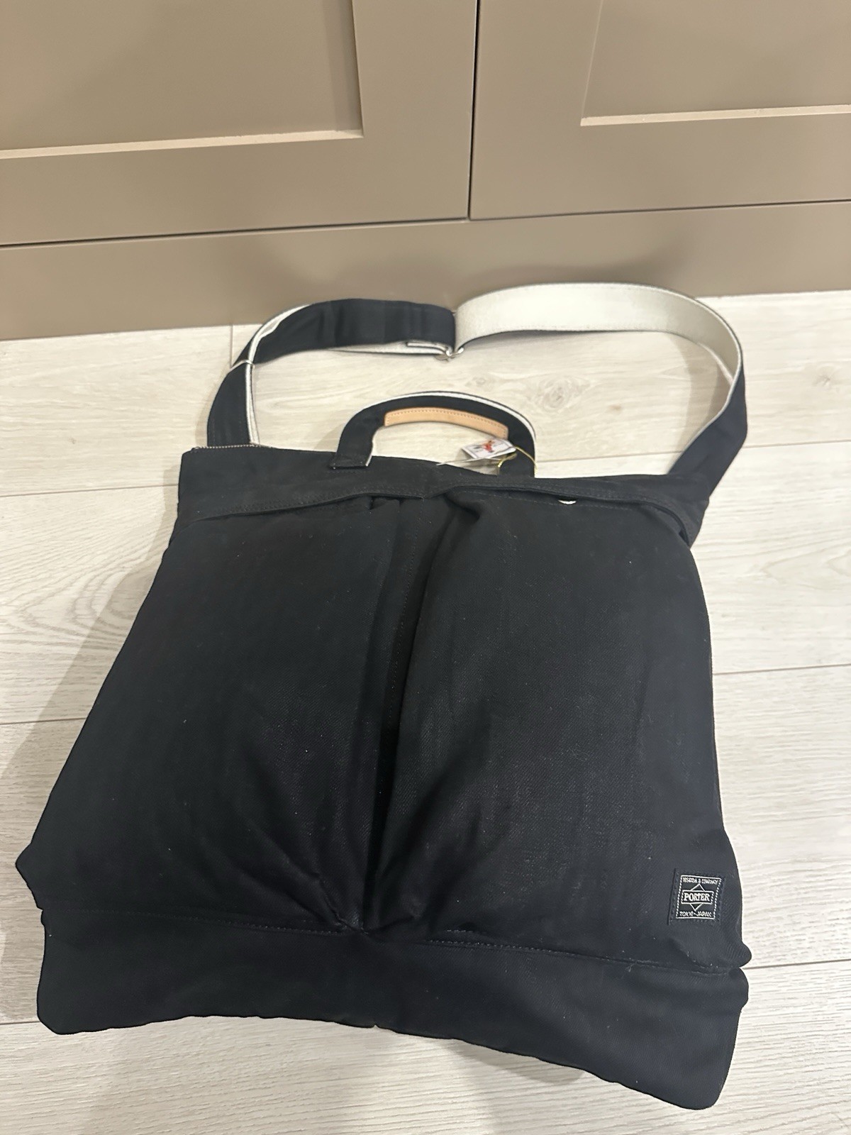 PORTER Yoshida NOIR 2WAY HELMET BAG 895-15156 Helmet Bag Made in Japan
