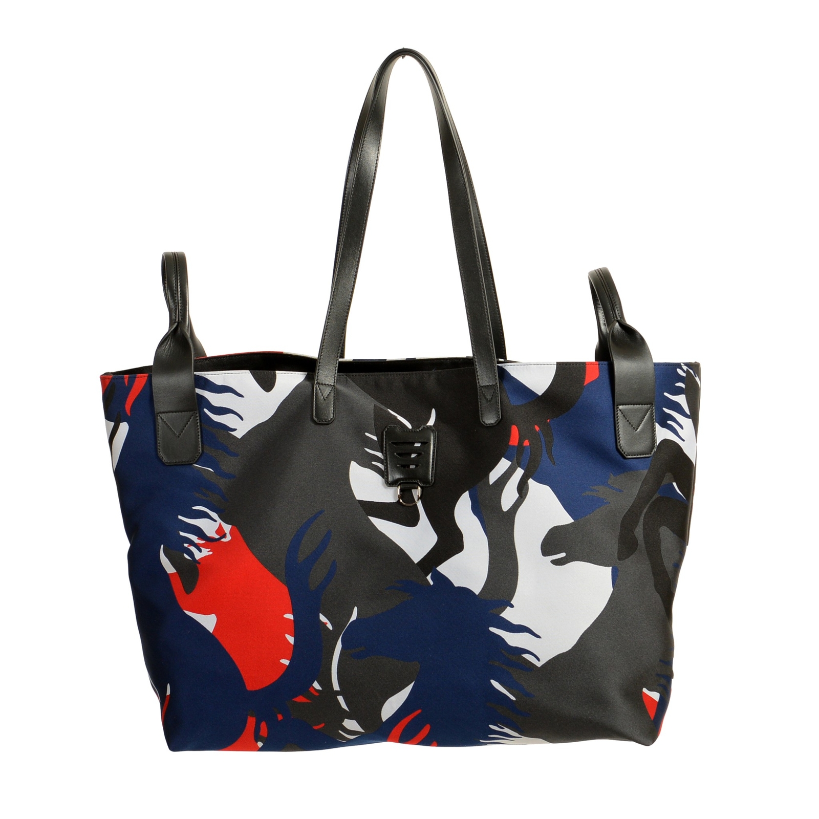 Scuderia Ferrari Unisex “Jacquard Camo” Multi-Color Medium Shopper Shoulder Bag