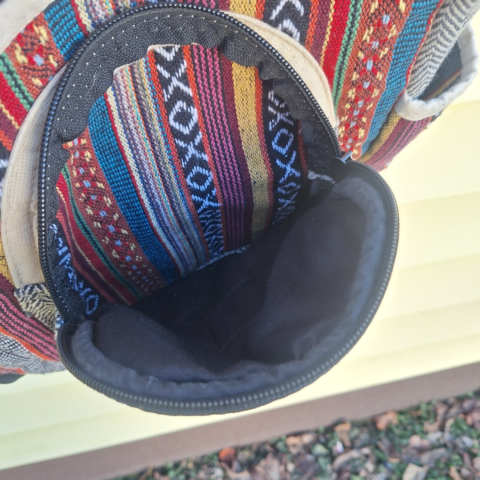Hemp Backpack Himalayan Hemp Southwestern Aztec Chevron Boho Hippie Festival