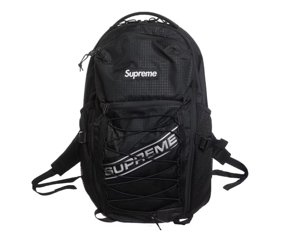 Brand New Authentic Supreme FW23 3D Logo Backpack Black Box Logo