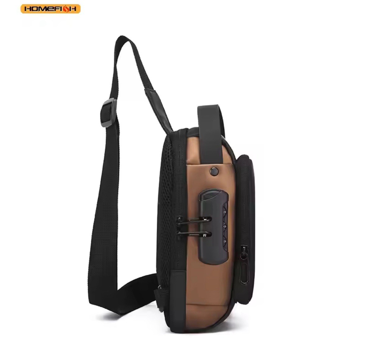 One Shoulder Backpack Anti-Theft Chest Bag Pouch Men Waterproof Purse