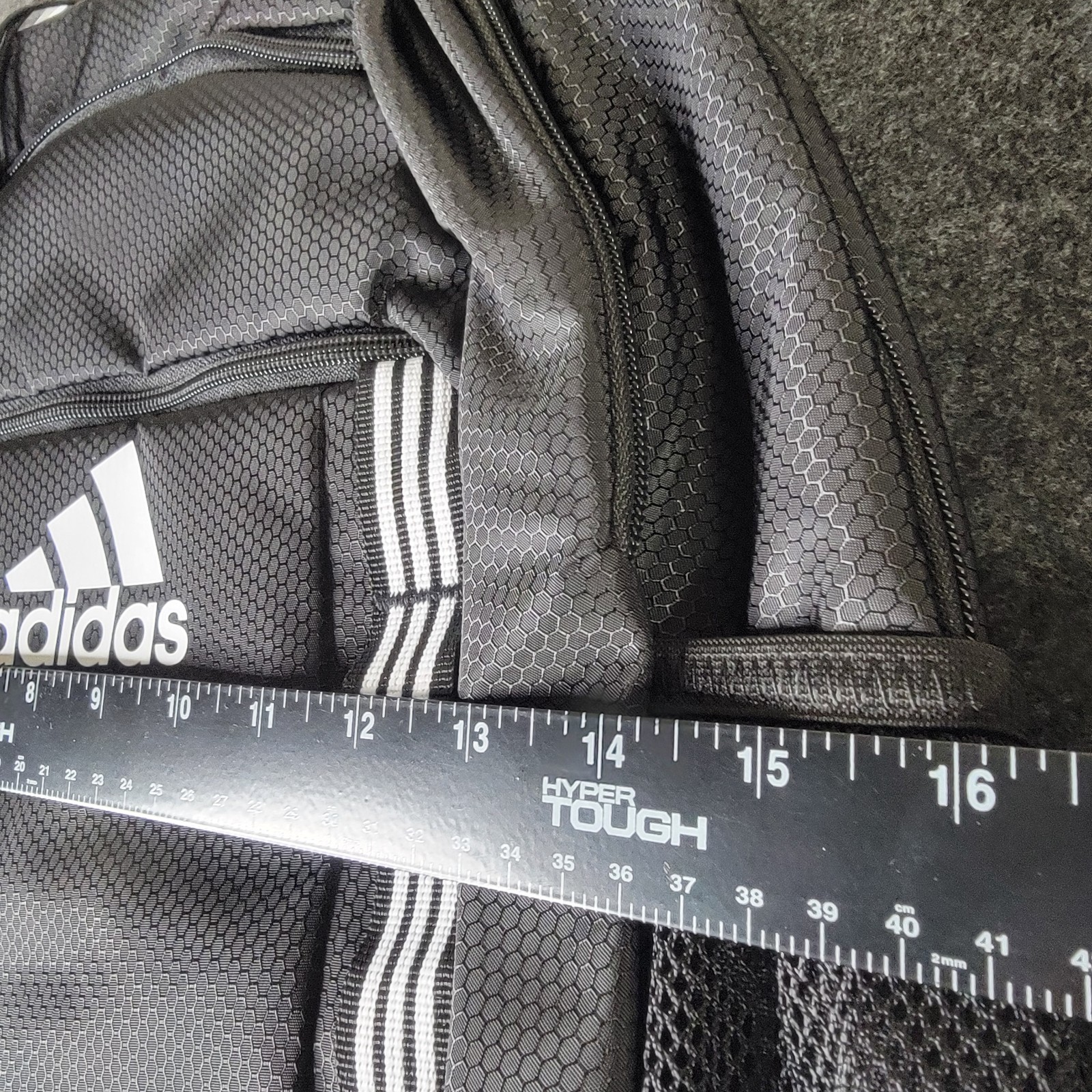 Adidas Excel 6 Backpack 3-Stripes 16″ Laptop Storage Bottle Side Pockets New