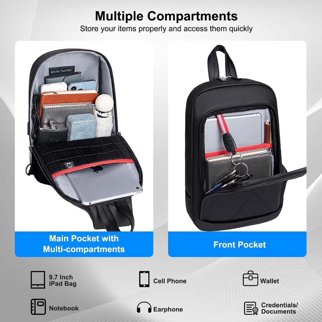 Arctic Hunter Crossbody Bag