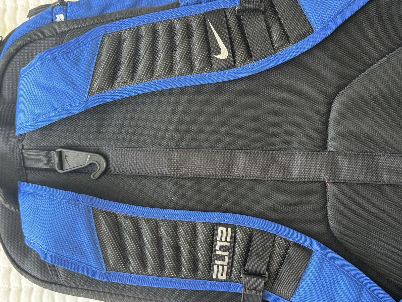 Nike Hoops Elite Pro Backpack 38L Game Royal Blue Black Silver BA5554-480