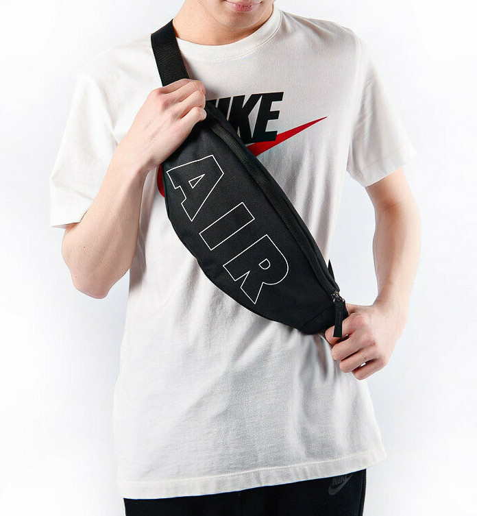 Nike AIR Heritage 2.0 Zip Hip Waist Bag Bum bag Fanny Pack Belt Wallet AIR graph