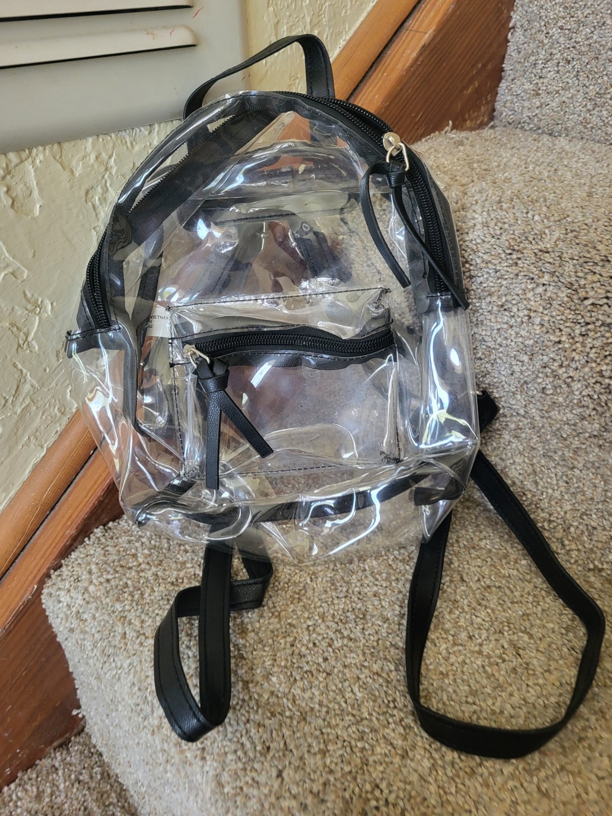 Clear Stadium Approved Backpack Small Transparent Bag for Any Events