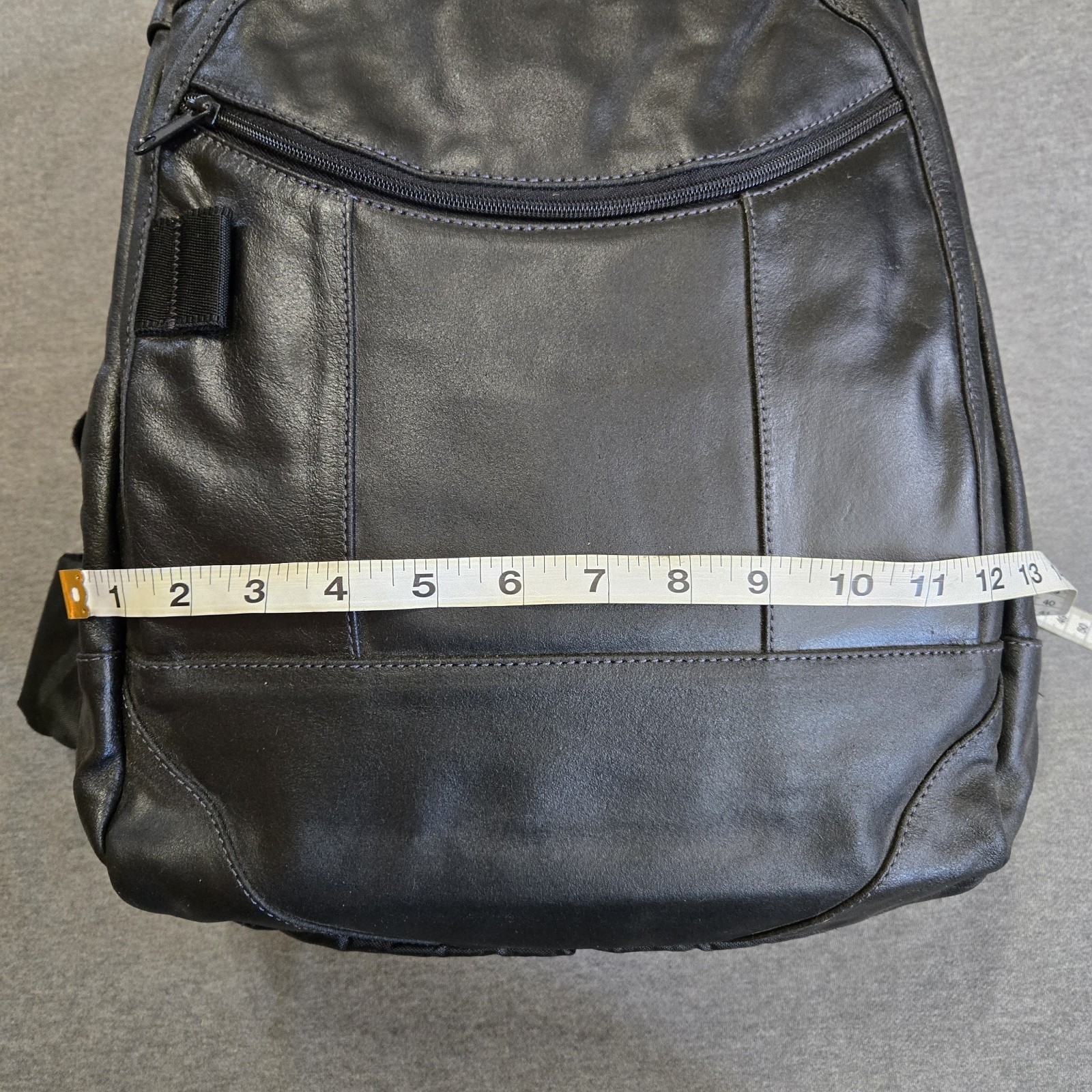 Wilson’s Leather Backpack M. Julian Black Single Strap Laptop Bag Pockets