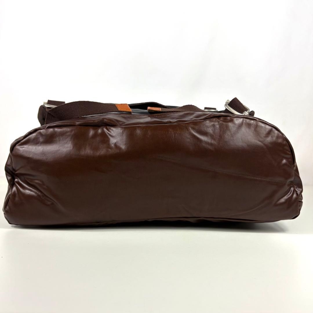 Master Piece Messenger Bag Black HUNTER Crossbody Bag PVC Leather Large