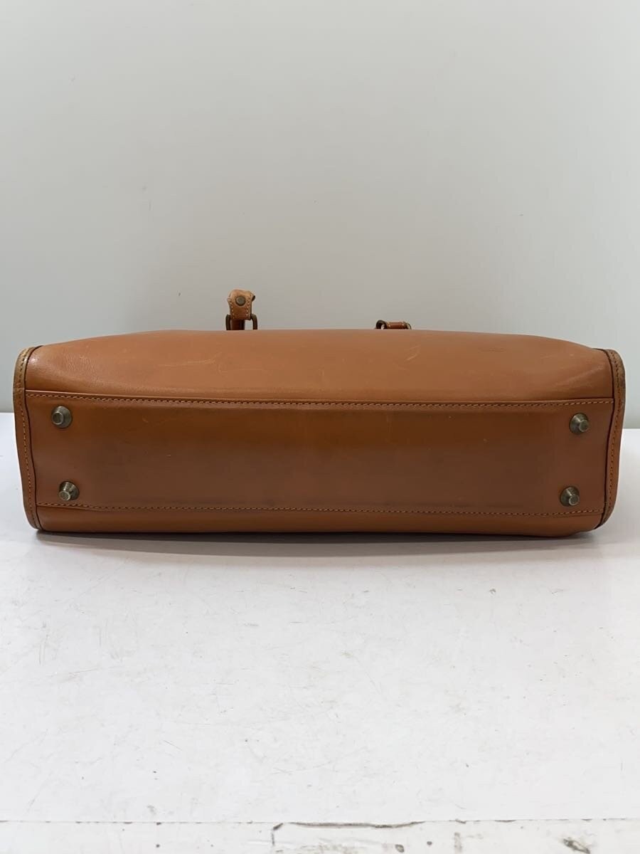 TUSTING Leather Bag, Brown, Solid Color