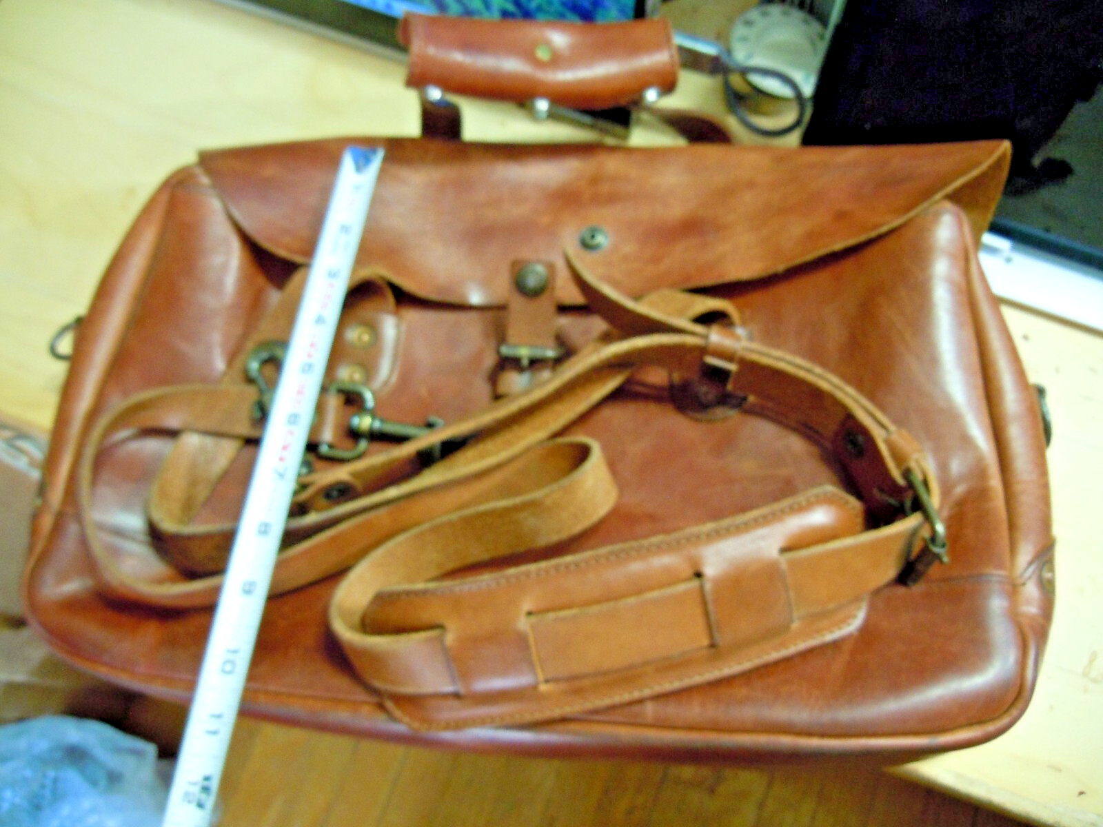 VTG Auth Whipping Post WP Standard Bison Concealed Carry Briefcase USA #2
