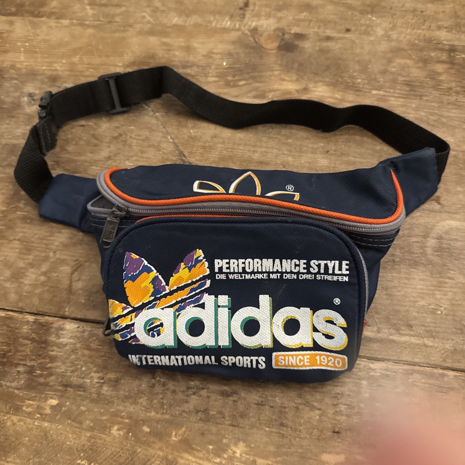 adidas Vintage Utility Cargo Waist Belted Bag Sport Fanny Pack