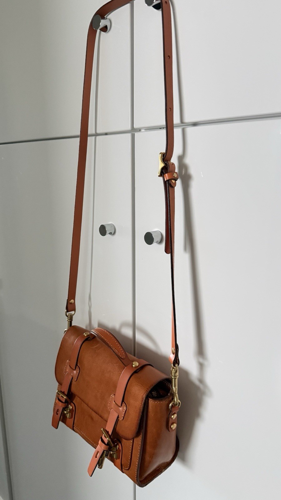 Old Trend Small Pebbled Satchel Top Handle Crossbody Bag Buckle Zip Gold