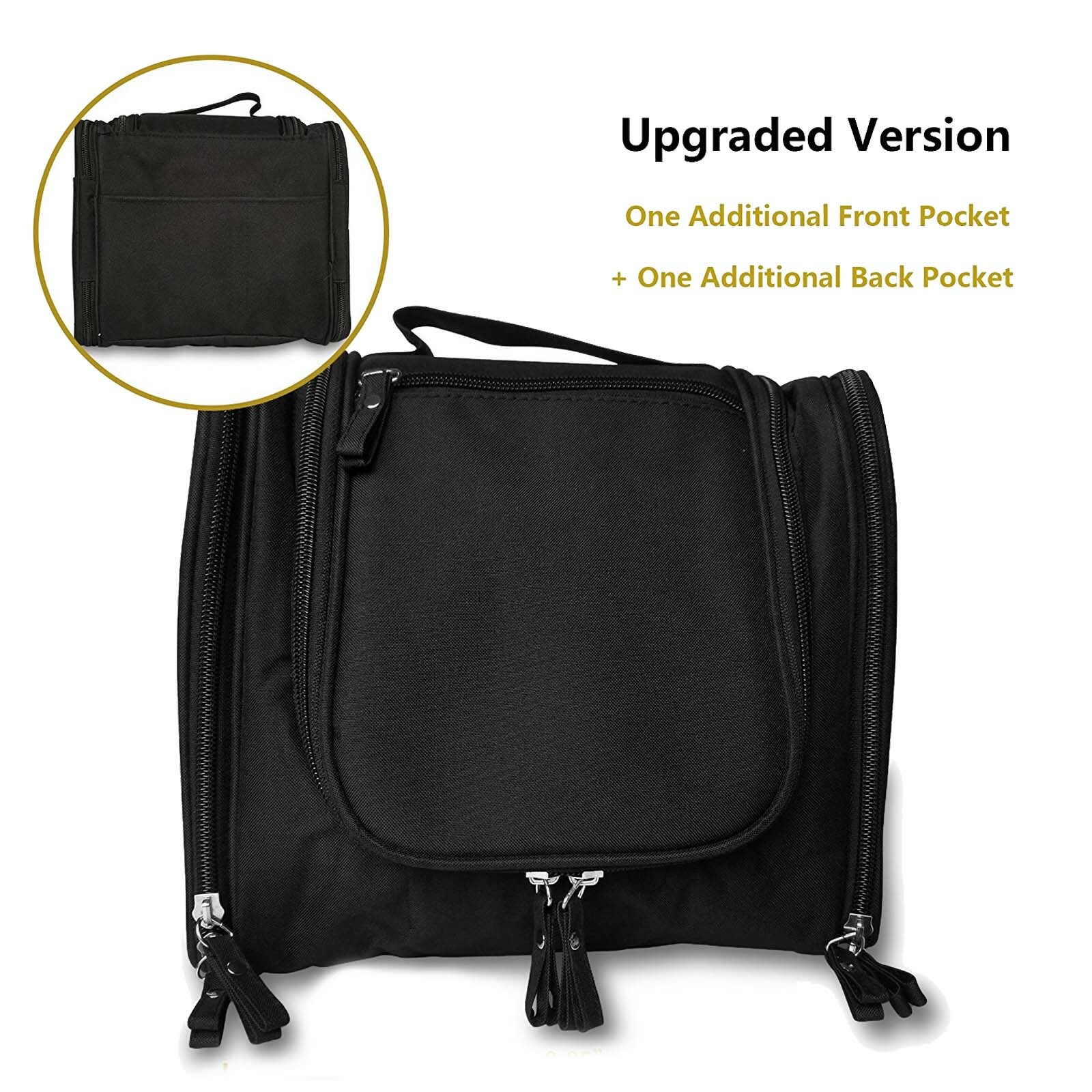 Waterproof Large Capacity Organizer Travel Makeup Shaving Wash Bag for Men Women