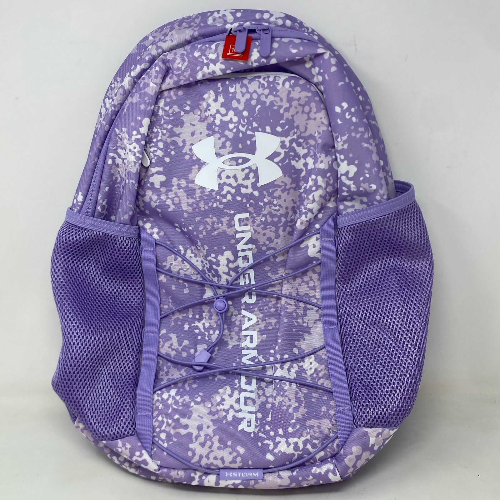 Under Armour Hustle Sport 6.0 Backpack Purple Camo 26L OSFM