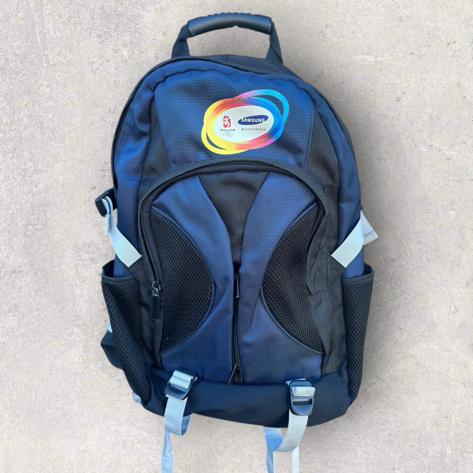 BEINING 2008 OLYMPIC GAMES CHINA SAMSUNG BLUE BACKPACK
