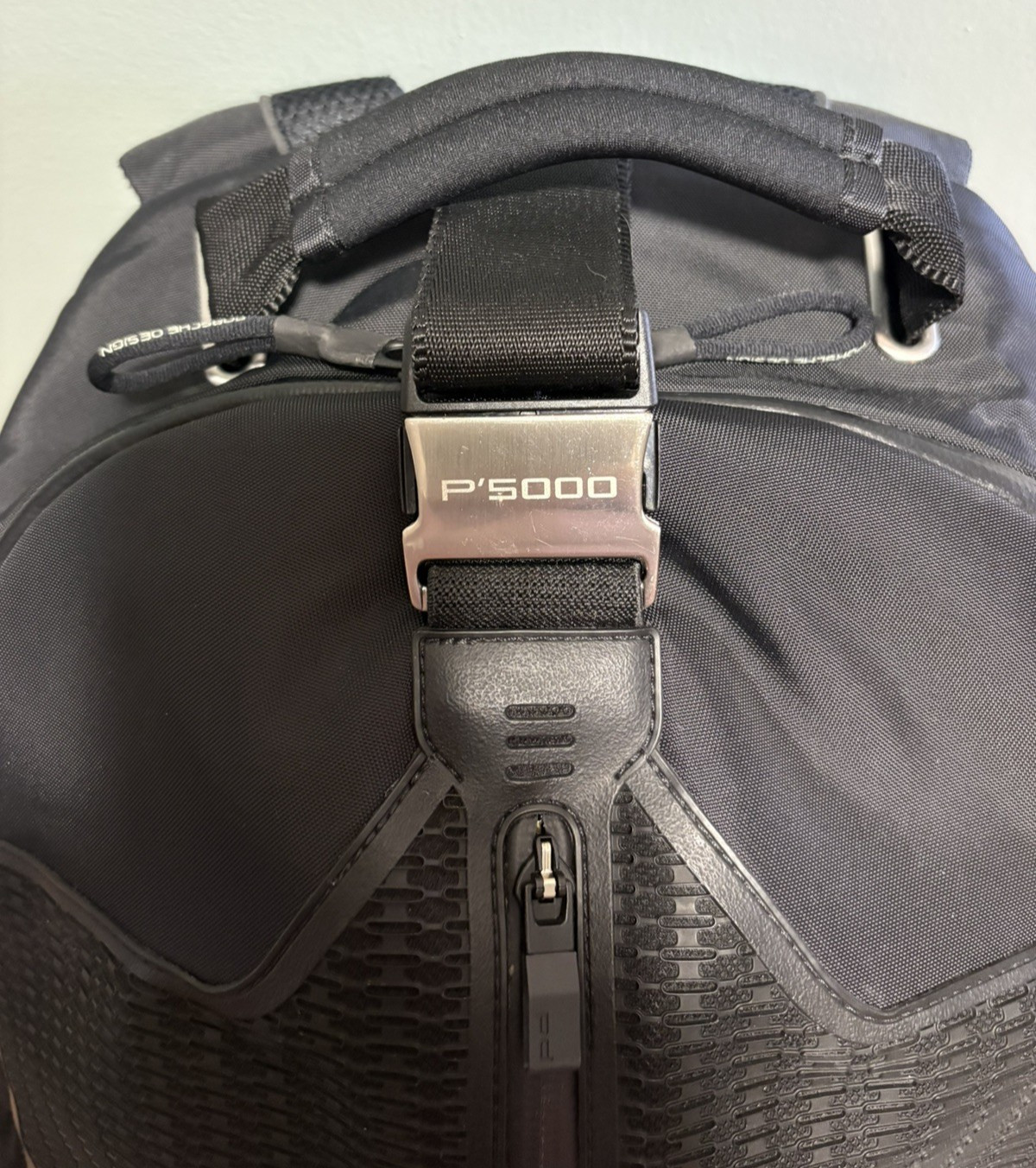 Rare Porsche Design P’5000 Backpack Bag by Adidas Laptop Travel Commuter School